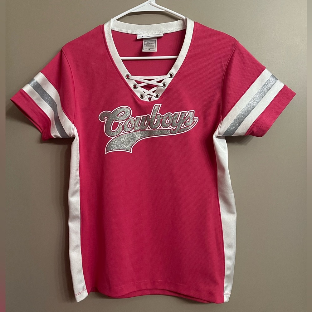 Dallas Cowboys Lace Up Jersey Top